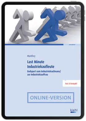 Manthey |  Last Minute Industriekaufleute | Online-Buch | Sack Fachmedien