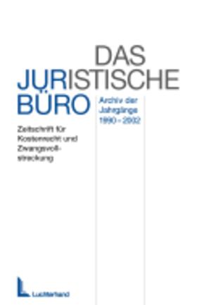  Das juristische Büro (DJB) auf CD-ROM | Sonstiges |  Sack Fachmedien