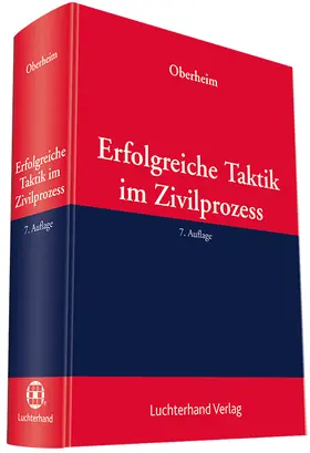 Oberheim | Erfolgreiche Taktik im Zivilprozess | Buch | 978-3-472-08950-6 | sack.de