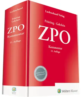 Prütting / Gehrlein | ZPO Kommentar | Buch | 978-3-472-09597-2 | sack.de