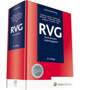 Rehberg / Asperger / Bestelmeyer | RVG: Rechtsanwaltsvergütungsgesetz | Buch | 978-3-472-09714-3 | sack.de