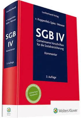 v. Koppenfels-Spies / Koppenfels-Spies / Wenner |  SGB IV - Kommentar | Buch |  Sack Fachmedien