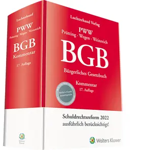 Prütting / Wegen / Weinreich | BGB - Kommentar | Buch | 978-3-472-09747-1 | sack.de