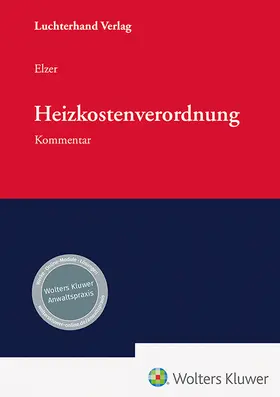 Elzer |  Heizkostenverordnung | Buch |  Sack Fachmedien