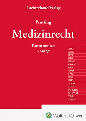 Prütting |  Medizinrecht  | Buch |  Sack Fachmedien