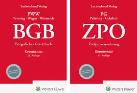 Prütting / Gehrlein / Wegen |  Bundle BGB Kommentar 20. Auflage und ZPO Kommentar 17. Auflage | Buch |  Sack Fachmedien