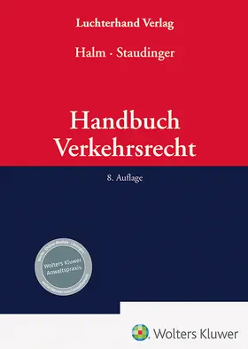 Staudinger / Halm |  Handbuch Verkehrsrecht | Buch |  Sack Fachmedien