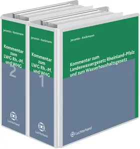 Himmel / Jeromin |  Kommentar zum Landeswassergesetz Rheinland-Pfalz und zum Wasserhaushaltsgesetz | Loseblattwerk |  Sack Fachmedien
