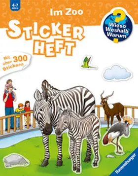  Wieso? Weshalb? Warum? Stickerheft: Im Zoo | Buch |  Sack Fachmedien
