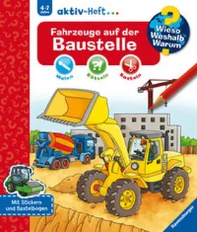  Wieso? Weshalb? Warum? aktiv-Heft: Fahrzeuge auf der Baustelle | Buch |  Sack Fachmedien