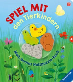 Penners |  Spiel mit den Tierkindern! Mein buntes Holzpuzzle-Buch | Buch |  Sack Fachmedien