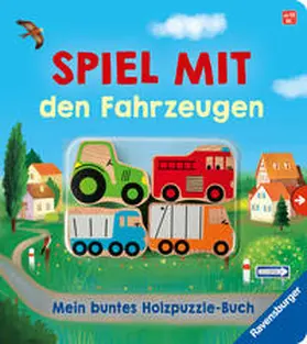 Penners |  Spiel mit den Fahrzeugen: Mein buntes Holzpuzzle-Buch | Buch |  Sack Fachmedien