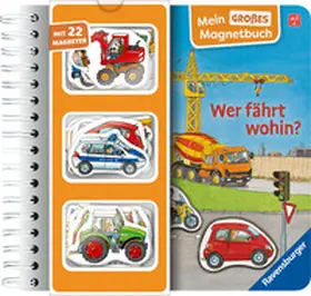 Gernhäuser | Mein großes Magnetbuch - Wer fährt wohin? | Buch | 978-3-473-42149-7 | sack.de