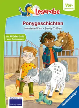 Wich |  Leserabe Vor-Lesestufe - Ponygeschichten | Buch |  Sack Fachmedien