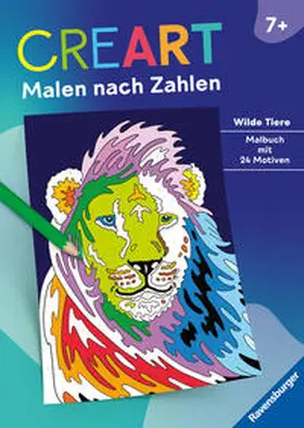  CreArt Malen nach Zahlen ab 7: Wilde Tiere | Buch |  Sack Fachmedien