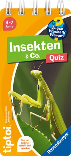  tiptoi® Wieso? Weshalb? Warum? Quiz - Insekten & Co. | Buch |  Sack Fachmedien