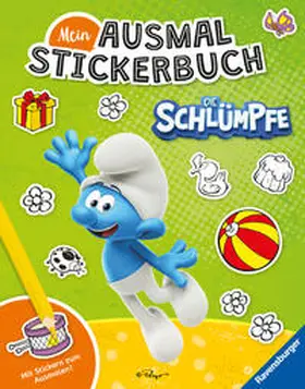  Ravensburger Mein Ausmalstickerbuch Die Schlümpfe – Großes Buch mit über 250 Stickern, viele Sticker zum Ausmalen | Buch |  Sack Fachmedien