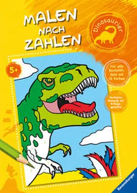  Malen nach Zahlen: Dinosaurier | Buch |  Sack Fachmedien