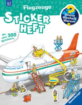  Wieso? Weshalb? Warum? Stickerheft - Flugzeuge | Buch |  Sack Fachmedien