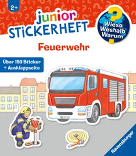  Wieso? Weshalb? Warum? junior Stickerheft - Feuerwehr | Buch |  Sack Fachmedien