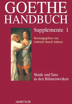 Busch-Salmen / Wenzel / Beyer |  Goethe-Handbuch Supplemente | eBook | Sack Fachmedien