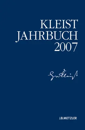 Blamberger / Doering / Brandstetter |  Kleist-Jahrbuch 2007 | eBook | Sack Fachmedien