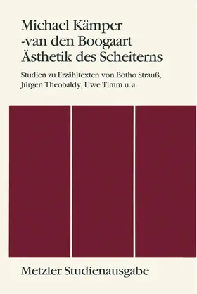 Kämper-van den Boogaart |  Ästhetik des Scheiterns | Buch |  Sack Fachmedien