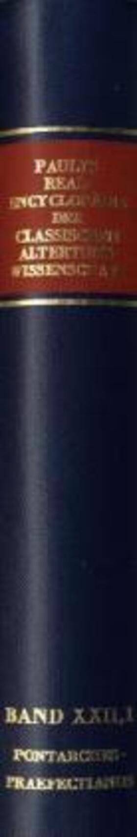 Pauly-Wissowa |  Realencyclopädie der classischen Altertumswissenschaft | Buch |  Sack Fachmedien