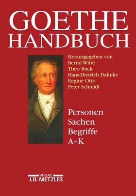 Witte / Buck / Dahnke |  Goethe-Handbuch | Buch |  Sack Fachmedien