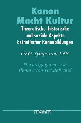 Heydebrand |  Kanon Macht Kultur | Buch |  Sack Fachmedien