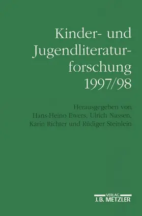 Ewers / Nassen / Richter |  Kinder- und Jugendliteraturforschung 1997/98 | Buch |  Sack Fachmedien