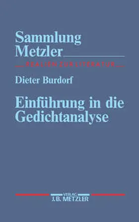 Burdorf |  Einführung in die Gedichtanalyse | eBook | Sack Fachmedien