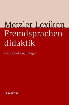 Surkamp |  Metzler Lexikon Fremdsprachendidaktik | eBook | Sack Fachmedien