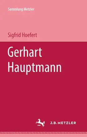Hoefert |  Gerhart Hauptmann | Buch |  Sack Fachmedien