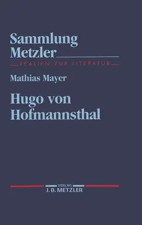 Mayer |  Hugo von Hofmannsthal | Buch |  Sack Fachmedien