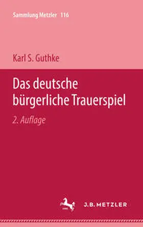 Guthke |  Das deutsche bürgerliche Trauerspiel | Buch |  Sack Fachmedien