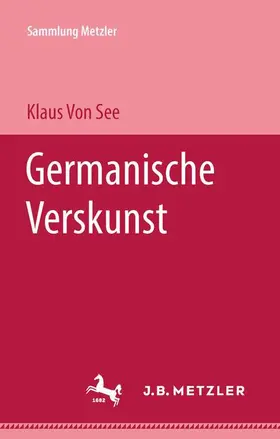 See | Germanische Verskunst | Buch | 978-3-476-99094-5 | sack.de