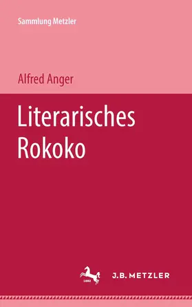 Anger |  Literarisches Rokoko | Buch |  Sack Fachmedien