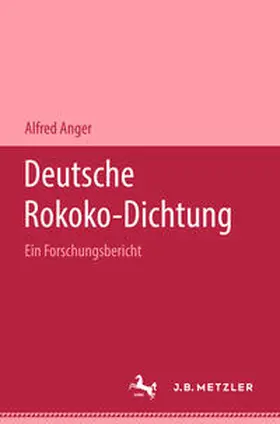 Anger |  Deutsche Rokoko-Dichtung | eBook | Sack Fachmedien