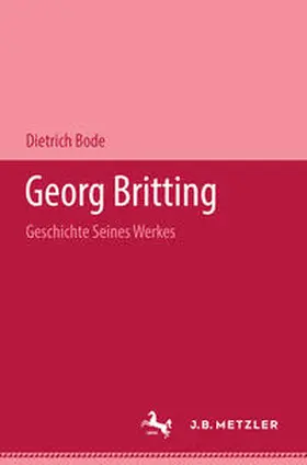 Bode |  Goerg Britting | eBook | Sack Fachmedien