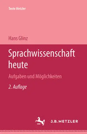 Glinz |  Sprachwissenschaft heute | eBook | Sack Fachmedien