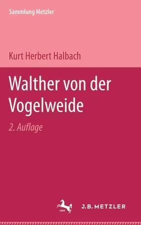 Halbach |  Walther von der Vogelweide | Buch |  Sack Fachmedien
