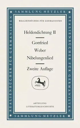 Weber | Heldendichtung II | Buch | 978-3-476-99854-5 | www2.sack.de