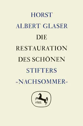 Glaser |  Die Restauration des Schönen | Buch |  Sack Fachmedien