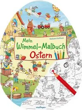  Mein Wimmel-Malbuch - Ostern | Buch |  Sack Fachmedien