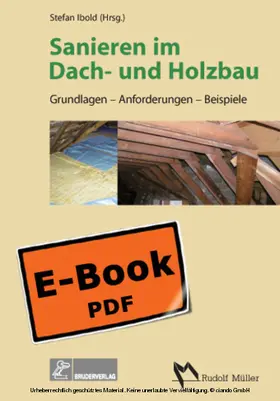 Ibold |  Sanieren im Dach- und Holzbau | eBook | Sack Fachmedien