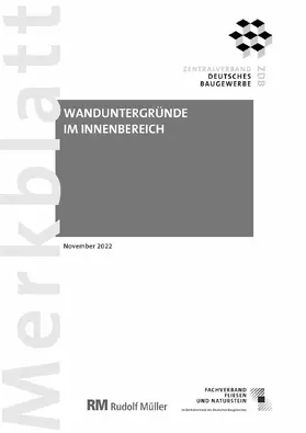 Voos |  Merkblatt Wanduntergründe im Innenbereich (PDF) 2022-11 | eBook | Sack Fachmedien