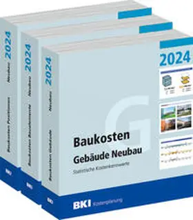  BKI Baukosten Gebäude + Positionen + Bauelemente Neubau 2024 - Kombi Teil 1-3 | Buch |  Sack Fachmedien