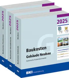  BKI Baukosten Gebäude + Positionen + Bauelemente Neubau 2025 - Kombi Teil 1-3 | Buch |  Sack Fachmedien