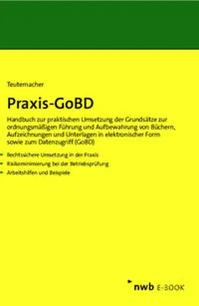 Teutemacher | Praxis-GoBD | E-Book | sack.de